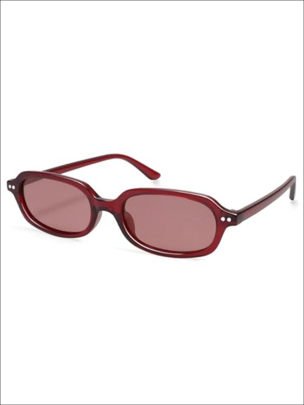 Retro Rectangle Polarized Sunglasses UV400 Adjustable Fit Travel Driving